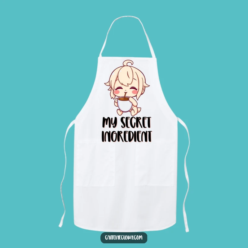 Funny Coffee Tasting Chef Apron: Delightful Puckered Sip, Perfect Kitchen Gift