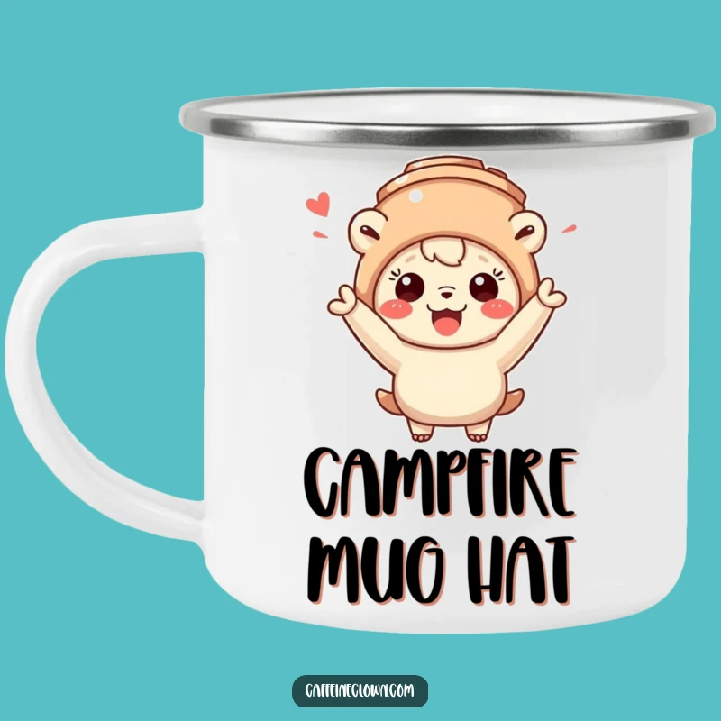 Funny Mug Hat Creature Camping Mug: Adventure Fuel & Fun - Perfect Gift!