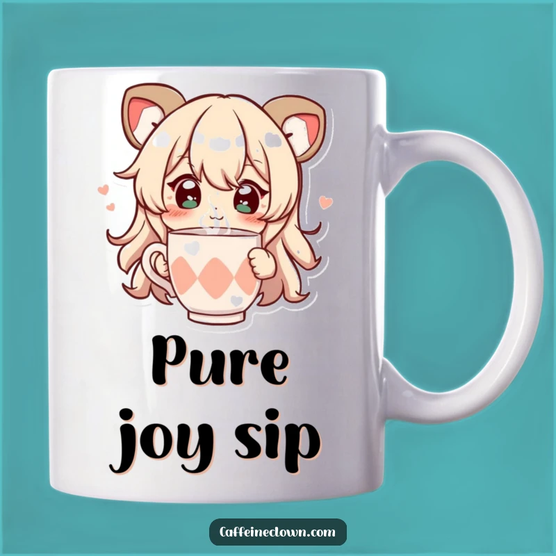 Funny Sparkling Sip Mug: Joyful Moment Gift for Coffee Lovers