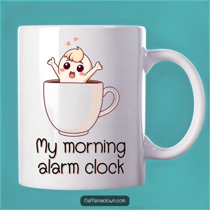Funny Surprise Coffee Mug: Startled Character, Bold Brew, Perfect Funny Gift for Coffee Lovers