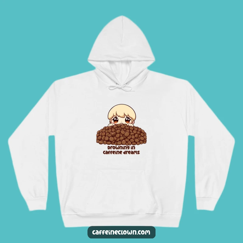 Cozy Funny Coffee Bean Hoodie: Your Warm Embrace of Coffee Nirvana!