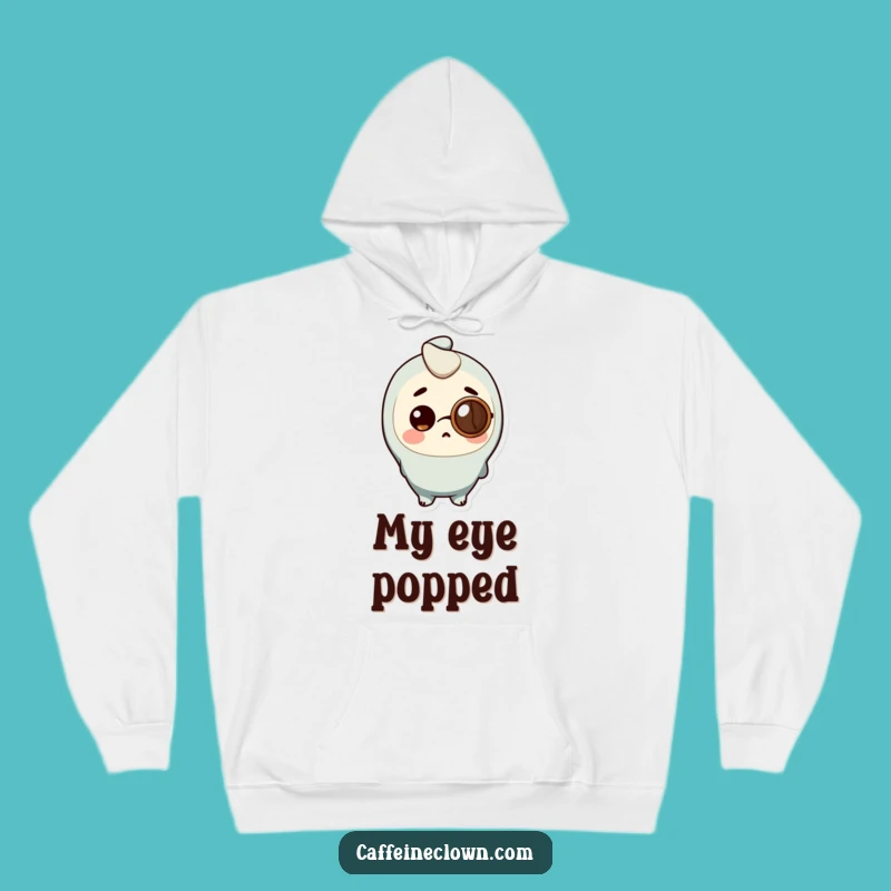 Cozy Funny Coffee Bean Monocle Hoodie: Warmth with a Shocking Twist