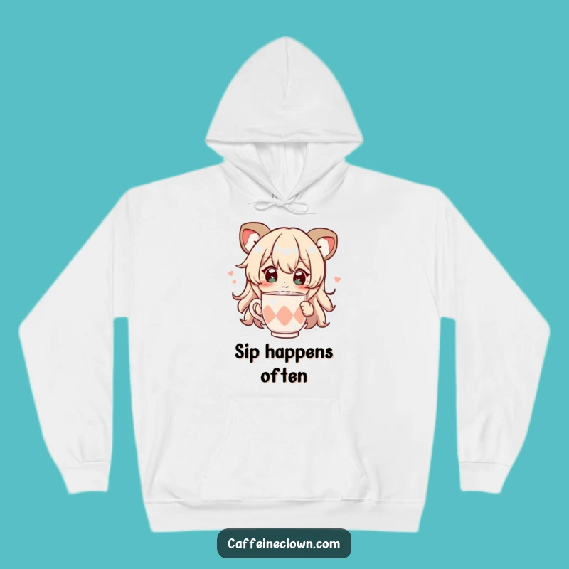 Cozy Funny Sparkling Sip Hoodie: Warm Comfort, Happy Vibes