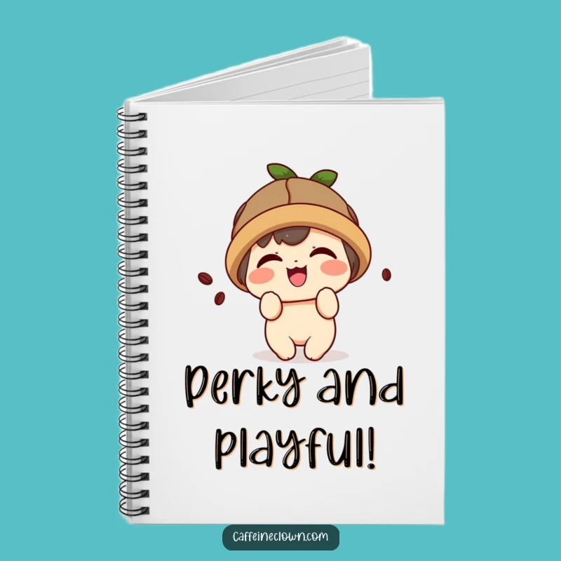 Funny Kawaii Coffee Notebook: Giggling Bean Journal - Cute Character Diary!
