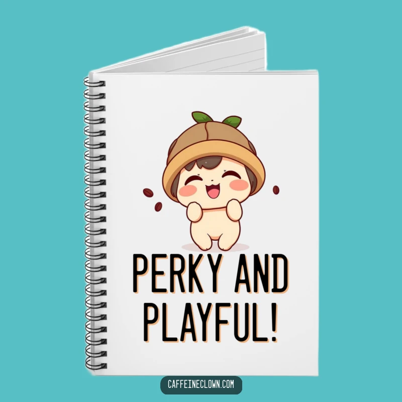 Funny Kawaii Coffee Notebook: Giggling Bean Journal - Cute Character Diary!